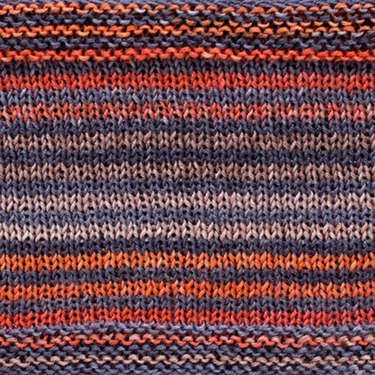 Uneek Fingering 3021 Grau-Orange-Natur-Braun