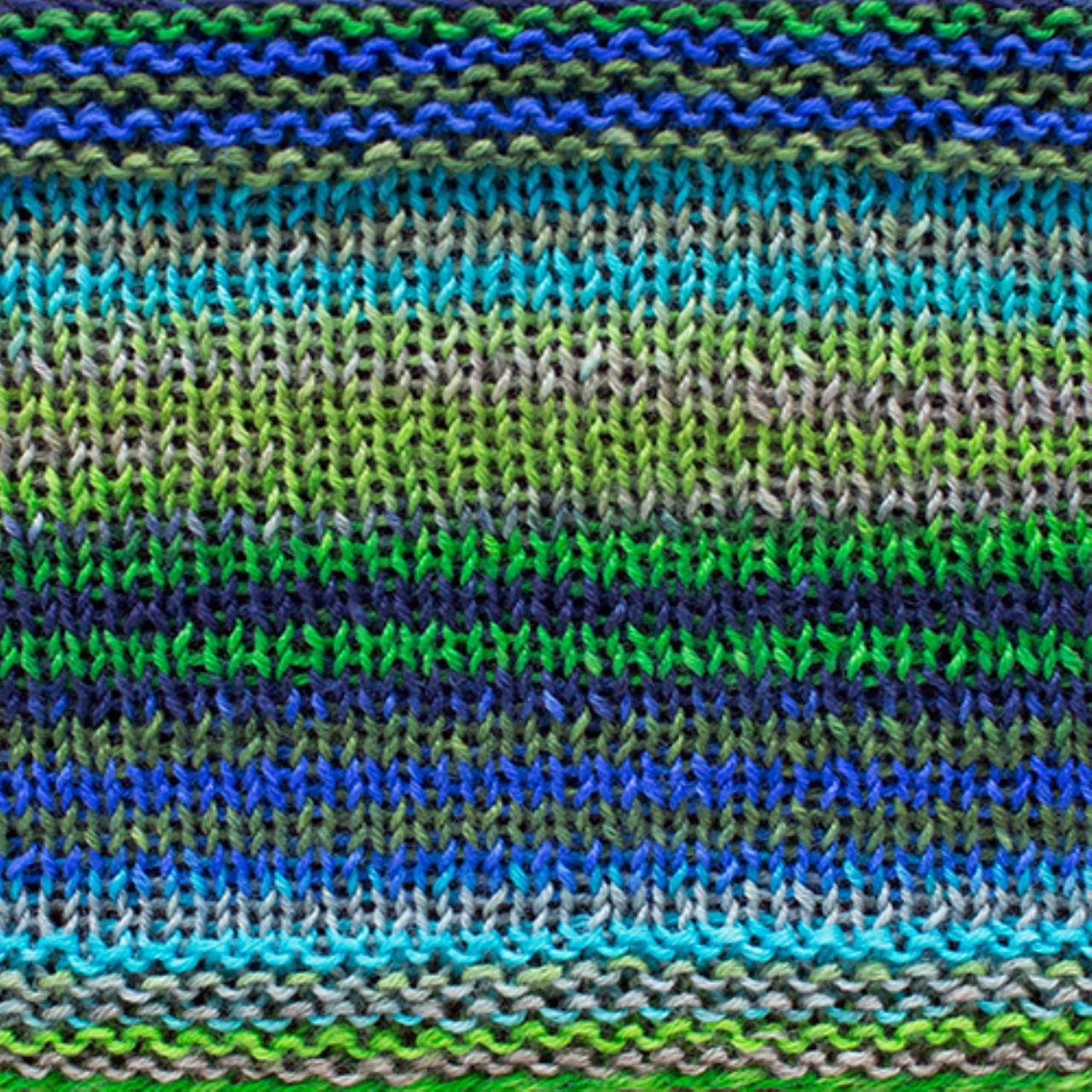 Uneek Fingering 3025 Türkis-Blau-Grün-Grau